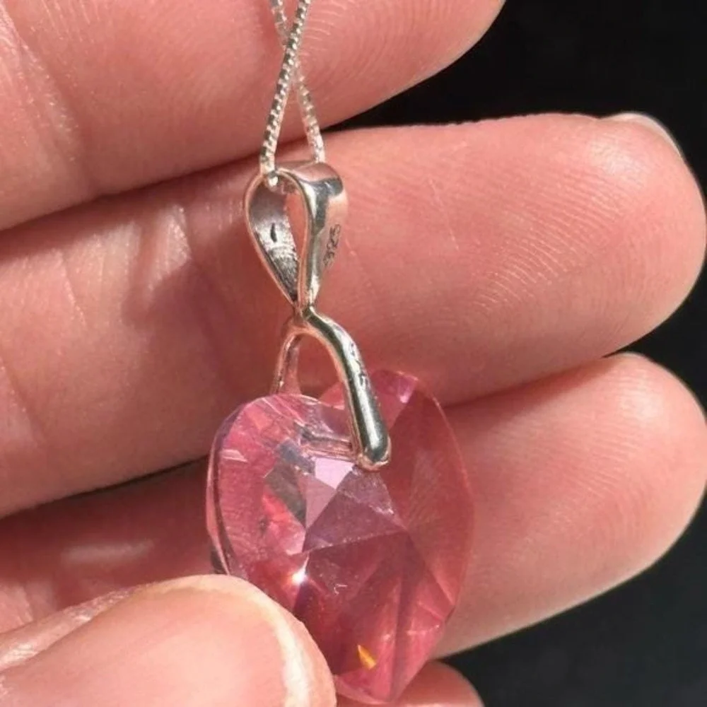 Handmade pink heart